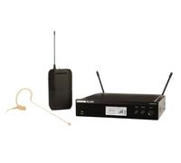 Shure BLX14R/MX53 Wireless Microphone System - 14-Hour Battery Life, 300 ft Range, UHF | MX153 Headset Mic, Single Channel Rack Mount Receiver | J11 Band (BLX14R/MX53-J11)