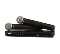 Shure BLX288 Dual Vocal System w/PG58 Handheld Transmitter