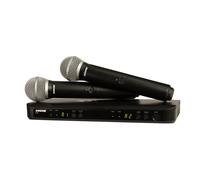 Shure BLX288 - PG58 (M17, 662-686 MHz) Dual Wireless Handh. Set