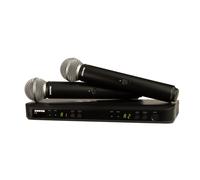 Shure BLX288 - SM58 (M17, 662-686 MHz) Dual Wireless Handheld Set