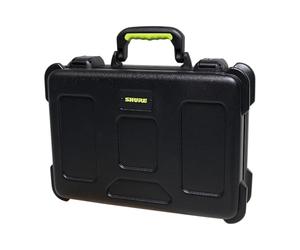 Shure by Gator Hardase with TSA-approved latches for (6) wirelss microphones, black (SH-MICCASEW06)