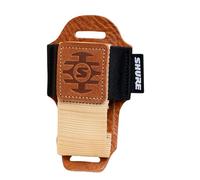 Shure by Gator Premium Tan Leather Wireless Bodypack Transmitter Pouch Belt Bag (SH-BODYPACK-PTN-L)