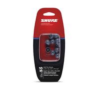 Shure EASFX110L Ultra Soft Flex Sleeves for SE Earphones, Large Size, 10 Pieces