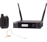Shure GLXD14R+/MX53 Dual Band Pro Digital Wireless Microphone System for Broadcast, Church, Presentations - 12-Hour Battery Life, 100 ft Range | MX153 Headset Mic, Single Channel Rack Mount Receiver