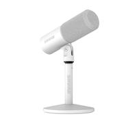Shure MV6 Gen 2 USB-C Gaming & Streaming Microphone for Creators, White | Entry-level professional-quality USB-C microphone for audio capture, included stand and cable, MOTIV Mix Support
