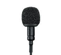 Shure MVL/A Condenser Lavalier Microphone, Digital Voice Recording on the Go, Plugs into Any Mobile Phone or Tablet with a Headset Microphone 3.5 mm Input Jack, Includes Windscreen