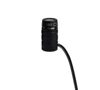 Shure MX185 Lavalier/Lapel Microphone with Black Wired Microphone - Microphones (Lavalier/Lapel Microphone, -35 dB, 50 - 17000 Hz, Cardioid, Wired, XLR-3)