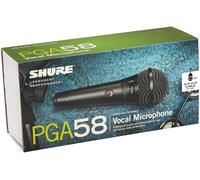 Shure PGA58 Dynamic Microphone - Cardioid Pick-Up Pattern, on off switch | New