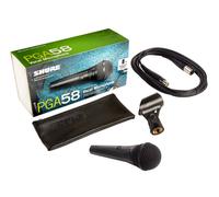 Shure PGA58-XLR Dynamic Vocal Microphone with XLR to XLR Cable