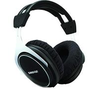Shure Professional Premium Closed-Back Headphones, Clear, Extended Highs and Warm, Accurate Bass, Aluminum Alloy and Carbon Fiber Construction, Alcantara Ear Pads, Detachable Cable, Black/Silver