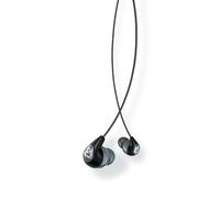 Shure SE112-GR-EFS Sound Isolating Earphones, Deep Bass, Black/Grey