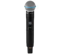 Shure SLXD2+ /B58 G65 Handheld wireless transmitter with Beta 58A (470 MHz-606 MHz)