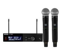 Shure SLXD24D+ /58-S50 Wireless System with 2 Handheld Transmitters (823-865 MHz)