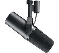 Shure SM7B Vocal Dynamic Microphone Broadcast, Podcast & Recording, XLR Studio Mic Music & Speech, Wide-Range Frequency, Warm & Smooth Sound, Rugged Construction, Detachable Windscreen - Black