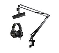Shure SM7B Vocal Microphone, Boom Arm and SRH8400A Headphones Bundle