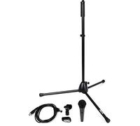 Shure Stage Performance Kit With PGA58 Cardioid Dynamic Vocal Handheld Microphone, XLR Cable And Mic Stand - Perfect Onstage Or Studio (PGA58BTS)