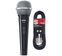 Shure SV100 Microphone, Dynamic & Stagg SMC6 6 metre standard microphone cable
