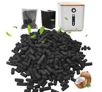 Shurex Odor Absorbing Carbon Refills for iDOO 3L Smart Kitchen Countertop Composter Filter, Replacement Activated Charcoal Filters Compatible with iDOO 3L Electric Kitchen Composter
