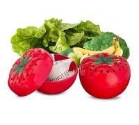 ShuRex Produce Freshness Preserver Saver Kit- Keep Fruits and Vegetables Fresh Longer, Ethylene Gas and Odor Absorber in Refrigerator (2 Pack)