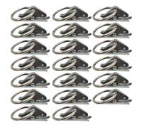 Shurhome 20Piece E Track Clips Cargo Anchors Fastening Solution for Truck Trailers Tie Downs Transport Industry Flatbed Truck Anchors