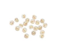 Shurhome 20Pieces / Pack Practical Studs Earrings Backs Silver Loss Proof Design 5.6mm Size Earring Stabilizers 2 Color Option Earring Screw Backs