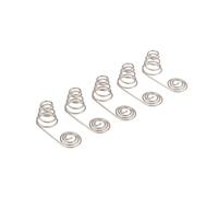 Shurhome 2A Battery Coil Spring Plate Metal Coil Springs 5PCS for Various Electronic Devices Battery Springs