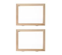 Shurhome 2Pcs Wood Paper Making Frame Screen Handcraft Tool for Stationery Recycled Art Projects and Papermaking Screen