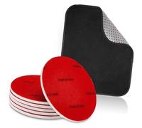 Shurhome 7PC Bowling Sphere Cleansing Structure Includes 6 Multiple Courage Smoothing Disks and Microfibre Towel for Quick Easy Polishing Professional Bowling Sphere Maintenance Smoothing Disks Set