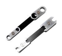 Shurhome Automotive Repair Wrench Manual Combination Adjustable Open End Portable 360 Degree Rotatable Ergonomic Handle Adjustable