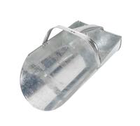 Shurhome Duty Iron Poultry Feed Scoops Large Capacity Ergonomic Handle Rust Coating Easy Large Scoops
