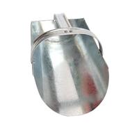Shurhome Duty Iron Poultry Feed Scoops Large Capacity Ergonomic Handle Rust Coating Easy Large Scoops