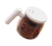 Shurhome Electric Glass Coffee Mugs Auto Stirring Portable USB Rechargeable Quiet Motor Beverage Mixer for Travel Electric Stirring Cup