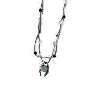 Shurhome Irregular Pearls Collarbone Necklace for Various Body Types Comfortable Jewelry for Work Social Event Pearls Necklace