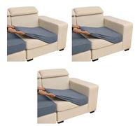 Shurhome Jacquards Sofa Cover Universals for Any Types T Shape Designs Prevents Wrinkles Machine Washable Polyester Cover