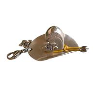 Shurhome Keychain Pendant Cowboy Hat Shape Decorative Pendant Craft Accessories Resistant for Easy to Wear Vintage Jewelry Charm