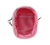 Shurhome Modern Crossbody Bag Decorated with Lovely Doll Graphics PVC Storage Case Cover for Figures Ideal for Teenagers Lovely Clear Bag