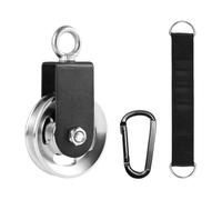 Shurhome Multifunctional Iron Gym Pulley Quiet Smooth Pulley for Quiet High Resistance Training in Compacts Spaces Strength Training Cable Machine