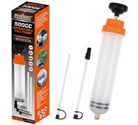 Shurhome Multipurpose 500CC Liquid Extractor Tool for Cars Motorcycles with Long Lasting PVC Structure Multi Purpose Oil Fan