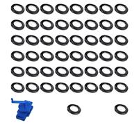 Shurhome Multipurpose Rotating Curtain Hole Puncher with 50Pcs Eyelet Rings Easy Installation for Household Upgrades Manual Hole Hit