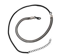 Shurhome Nonallergenic Untarnished Wrap Bangle Casual Fit Jewelry Gift Hers Him Everyday Use Wrap Around Chain Bangle