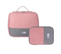Shurhome of 2 Portable Double Size Medicine Case with Smooth Zippers Survival Emergencies Bags Perfect for Outdoor Activity Travel Clinical Planner