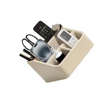 Shurhome Practical Gift Remote Control Tray with Multi Section Layout to Keep Neat on Bedside or Elegant Nightstand Organizers Featuring Soft Lining and Anti Materials Easy to for Lasting Use