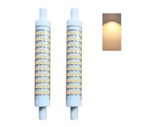 Shurhome R7s LED Corn Lamp 10W Thousand Light Permanent Ceramic Housing Easy Installation for Garage Warehouse Low Power Corn Bulb