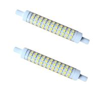 Shurhome R7s LED Corn Lamp 10W Thousand Light Permanent Ceramic Housing Easy Installation for Garage Warehouse Low Power Corn Bulb