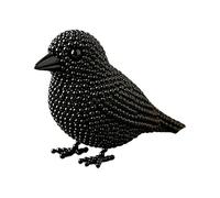 Shurhome Realistic Weaving Beaded Bird Craft Set Contains Everything Needed for Handcrafted Pendant Brooch Display Bead Craft for Adult