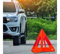 Shurhome Reflective Foldable Triangle Warning Sign for Car Truck Emergencies Roadside Warning Triangles for Vehicles