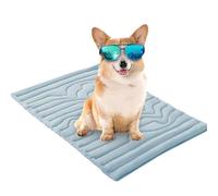 Shurhome Refrigerating Pet Pad for Canines and Cats Soft Velutinous Ice Winter Bed Mat Permanent Not Deadly Plan Inside Use Refrigerating Pad Animals
