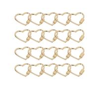 Shurhome Rustproof Alloy Heart Clasp Decorative Bag Lanyards for Dog Leashes Crafting Materials Fashion Accessories Individualized Bag Accessories