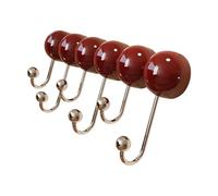 Shurhome Space Efficient Suction Cup Hook for Vertical Mounting to Living Rooms Kitchens by Holding Various Household Goods Clothes Hook