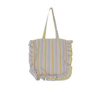 Shurhome Stylish Checkered Single Strap Shoulder Bag Lightweight Construction Handbag Practical Organizers Compartments Checkered Ruffle Shoulder Bag